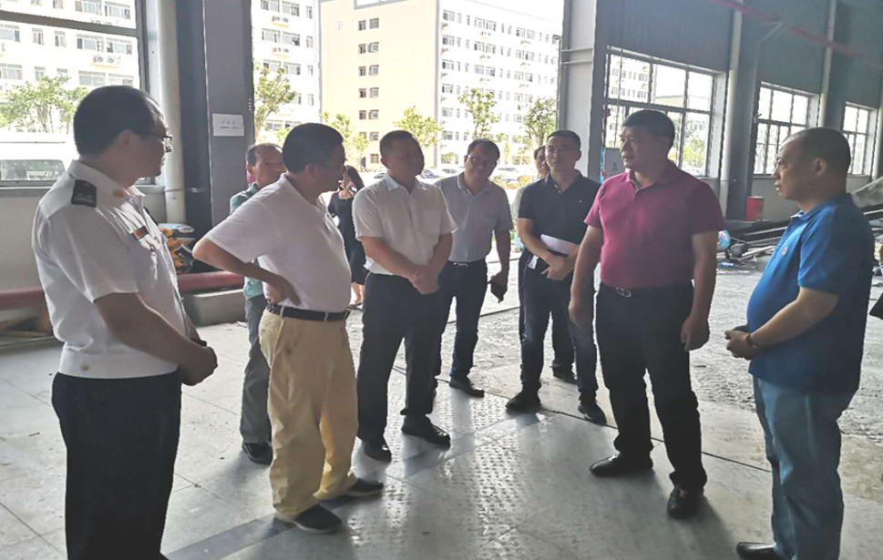 福清市常务副市长一行辅导 光临和记H88新资料科技工业园调研领导