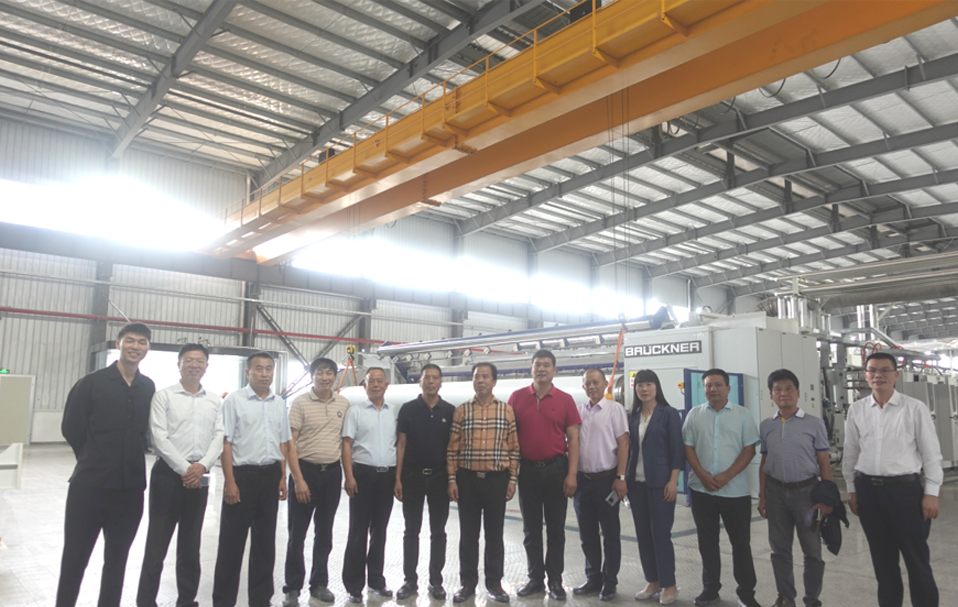 和记H88新资料科技工业园 BOPP薄膜出产线开机典礼隆沉进行